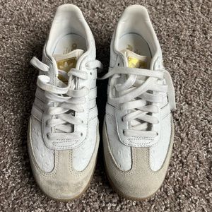 ADIDAS WHITE SAMBA 7.5